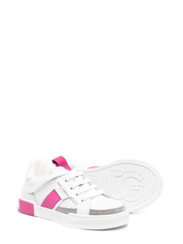 The Best Shops DOLCE & GABBANA: レースアップシューズ - 編み上げ靴 - 白