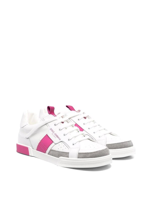 DOLCE & GABBANA: lace-ups shoes - Low Lace-Up Sneaker