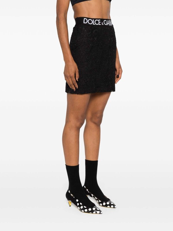 DOLCE & GABBANA buy online Lace Miniskirt