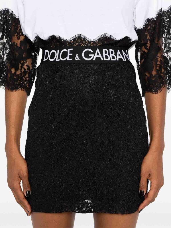 The Best Shops DOLCE & GABBANA: Lace Miniskirt