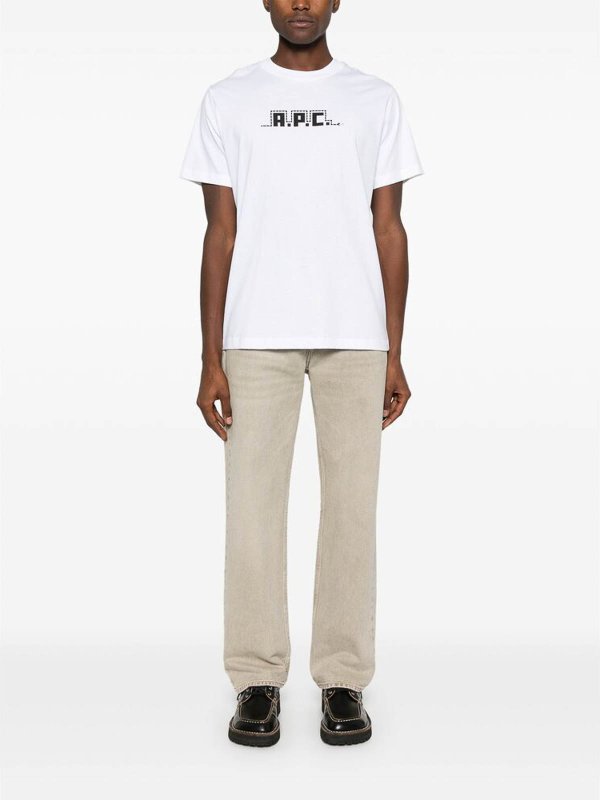 A.P.C.: T-shirts online - T-Shirt - Blanc
