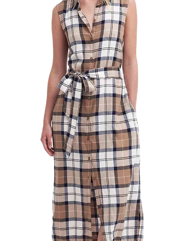 BARBOUR: knee length dresses online - Midi dress
