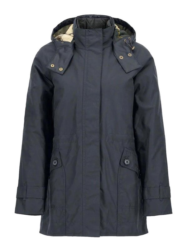 BARBOUR: knee length coats - Midi coat