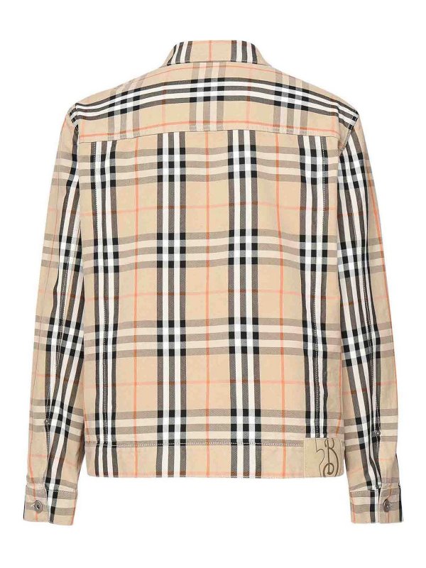 Check Cotton Jacket shop online: BURBERRY