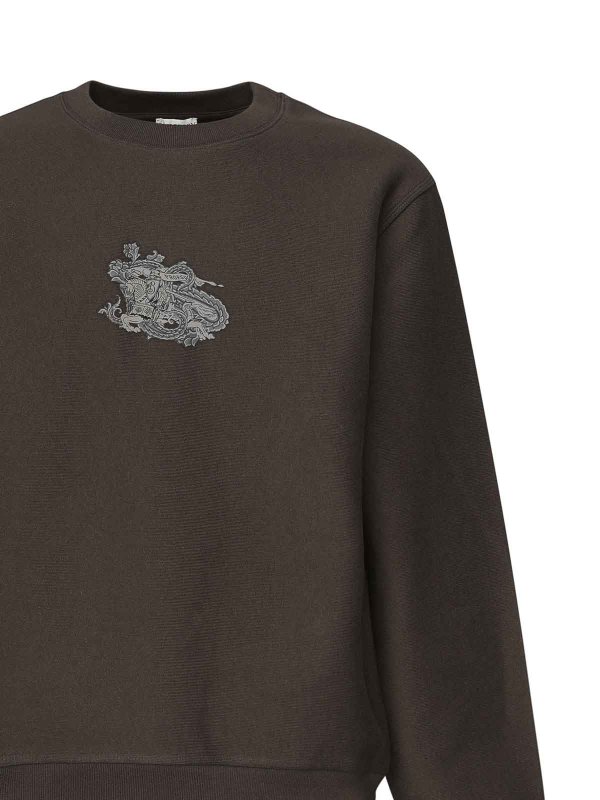 The Best Shops BURBERRY: Sweatshirts & Pulls - Sweat-Shirts - Gris Foncé