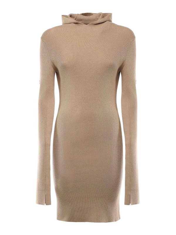 FENDI: short dresses - Wool And Silk Dress