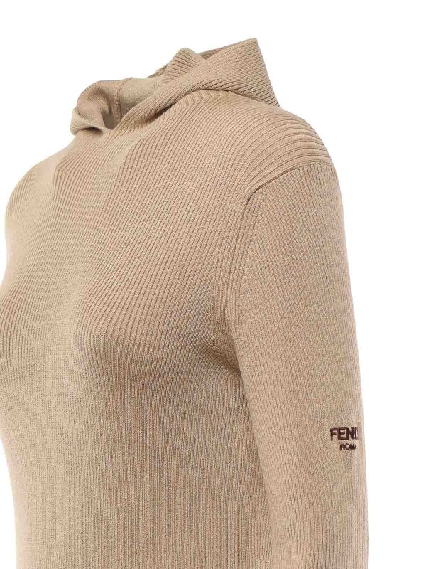 The Best Shops FENDI: short dresses - Wool And Silk Dress