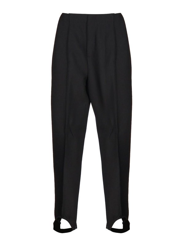 BOTTEGA VENETA: Trousers Shorts - Structured Cotton Stirrup Trousers