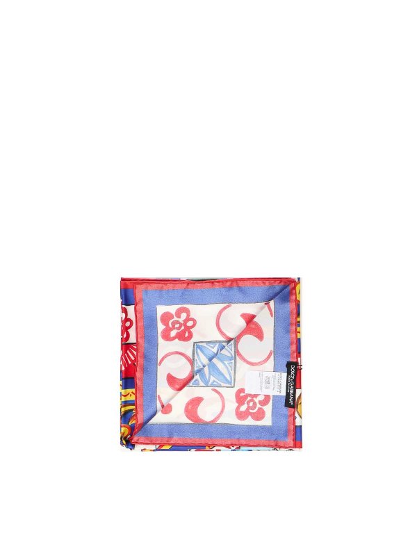 DOLCE & GABBANA: Stoles & Shawls online - Silk Foulard Scarf