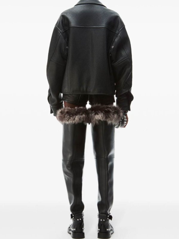 The Best Shops ALEXANDER WANG: casual jackets - Leather Jacket