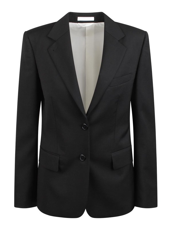 HELMUT LANG: Blazer - Blazer - Negro
