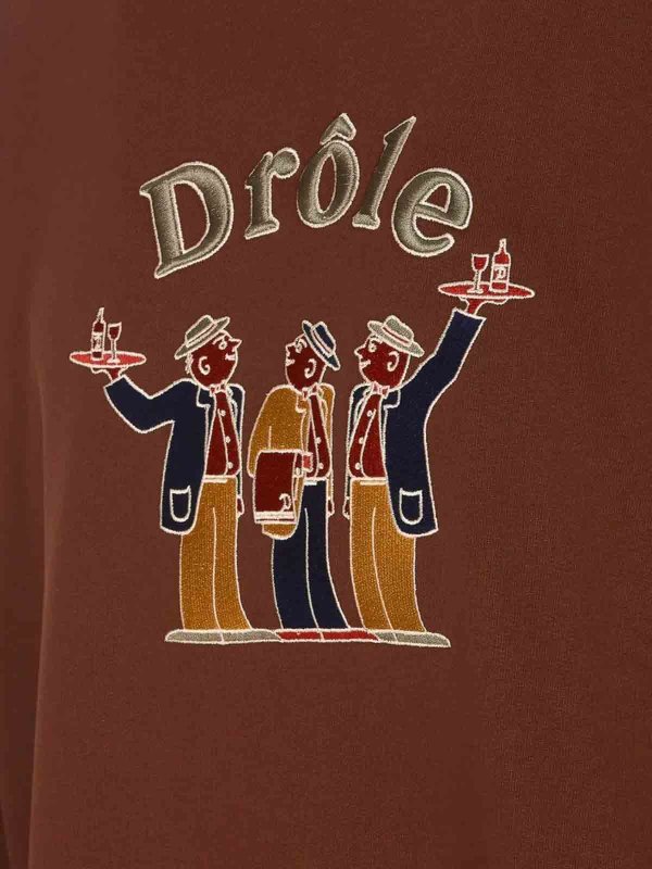 The Best Shops DRÔLE DE MONSIEUR: Sweatshirts und Pullover - Sweatshirt - Dunkelbraun