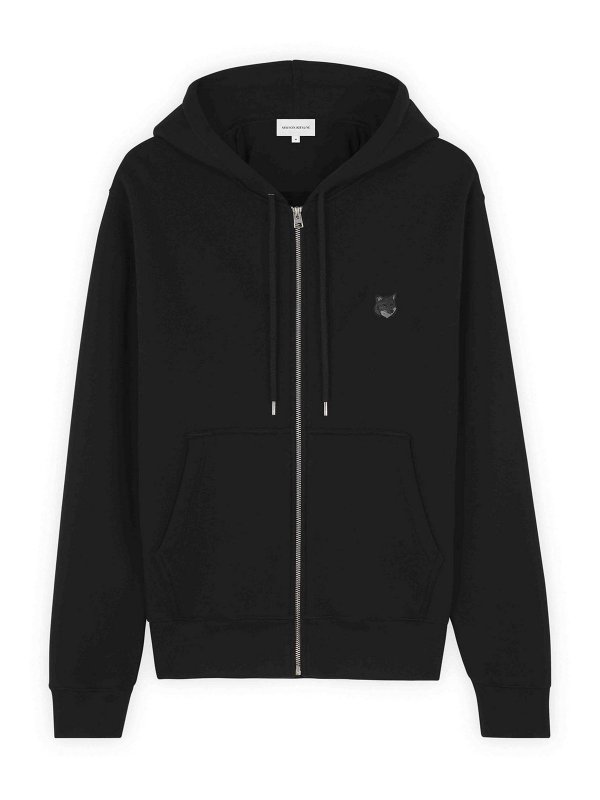 MAISON KITSUNÉ: スウェット＆セーター - スウェットシャツ/セーター - 黒