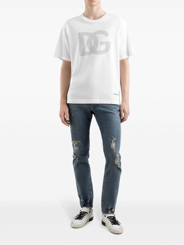 T-Shirt - Blanc shop online: DOLCE & GABBANA