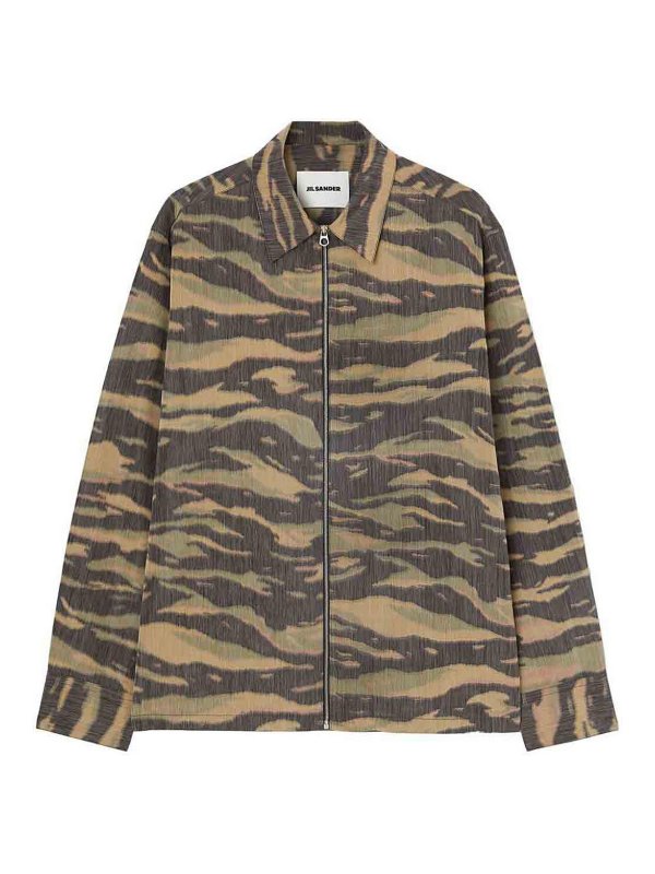 JIL SANDER: Chemises - Chemise - Vert