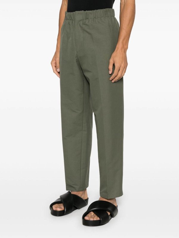 The Best Shops JIL SANDER: Shorts - Short - Vert Foncé