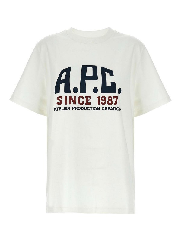 A.P.C.: Camisetas - Camiseta - Blanco