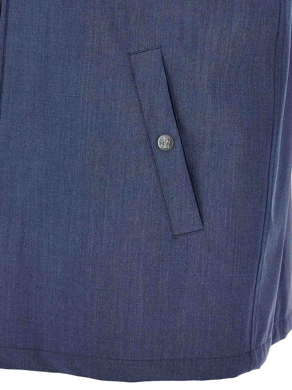 Chaleco - Azul shop online: BRUNELLO CUCINELLI