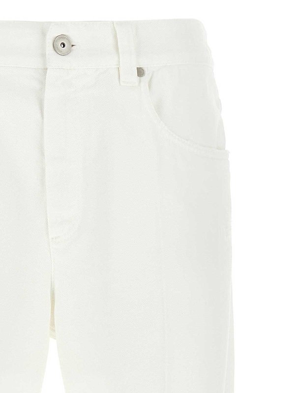 The Best Shops BRUNELLO CUCINELLI: ブーツカットジーンズ - ブーツカットジーンズ - 白