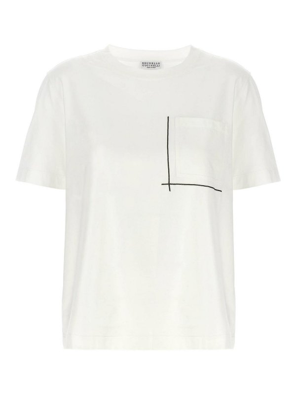 BRUNELLO CUCINELLI: t-shirts - T-Shirt Monile