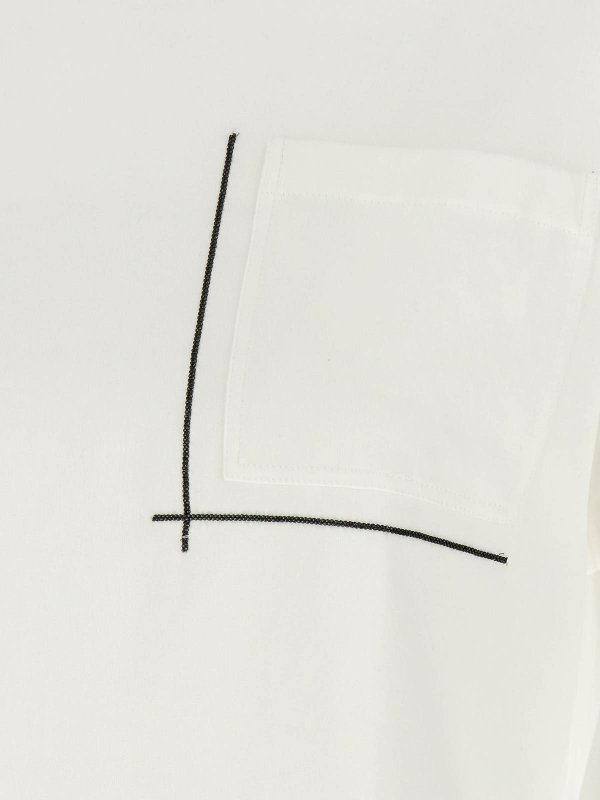 T-Shirt - Weiß shop online: BRUNELLO CUCINELLI