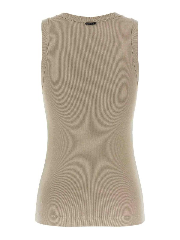BRUNELLO CUCINELLI: Tops y camisetas sin mangas online - Top - Beis