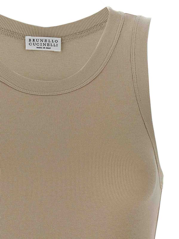 The Best Shops BRUNELLO CUCINELLI: Tops y camisetas sin mangas - Top - Beis