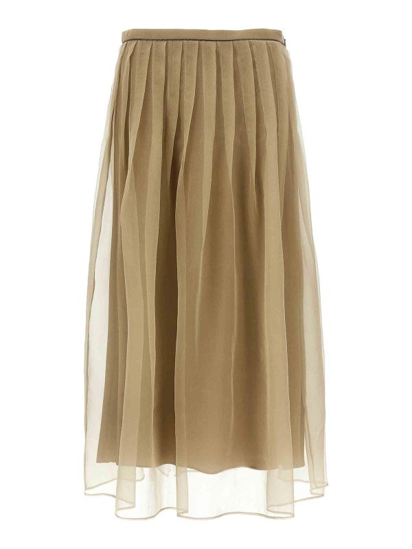 BRUNELLO CUCINELLI: Knee length skirts & Midi - Tulle Skirt