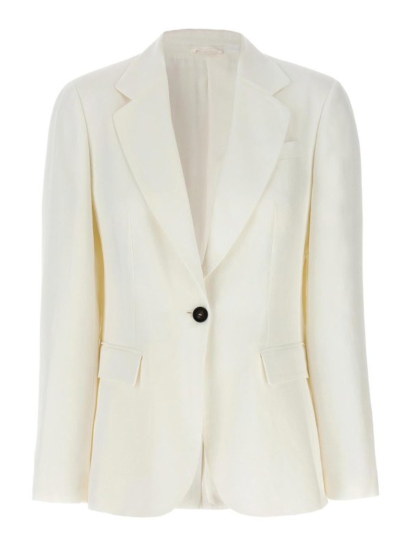 BRUNELLO CUCINELLI: blazers - Single-Breasted Blazer