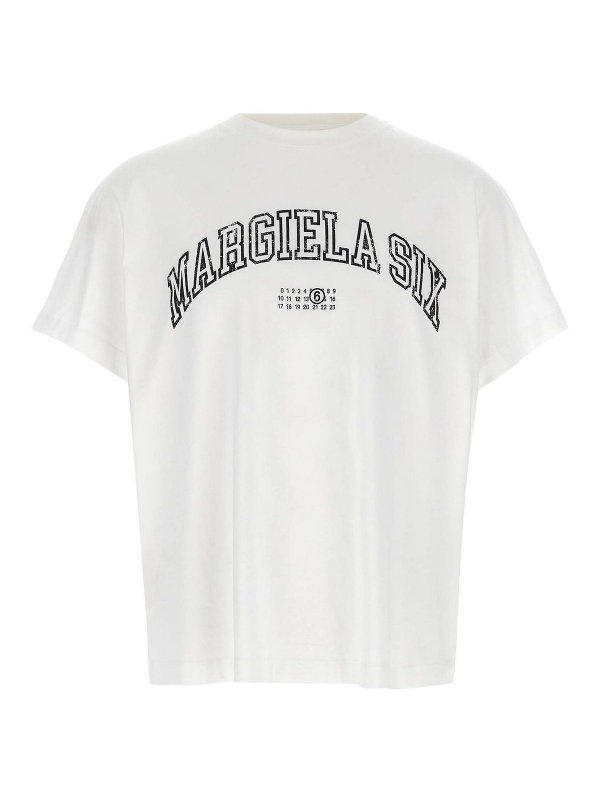 MM6 MAISON MARGIELA: Tシャツ - Tシャツ - 白