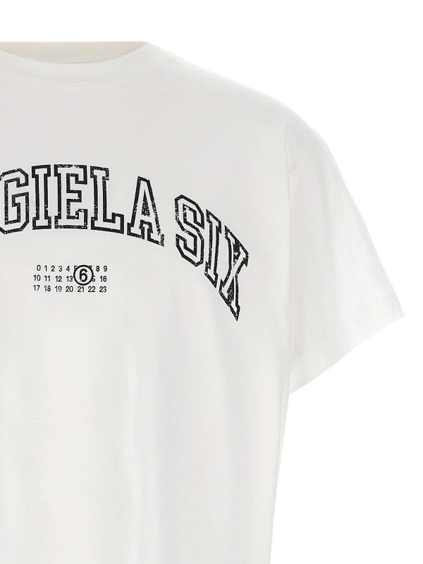 The Best Shops MM6 MAISON MARGIELA: Tシャツ - Tシャツ - 白
