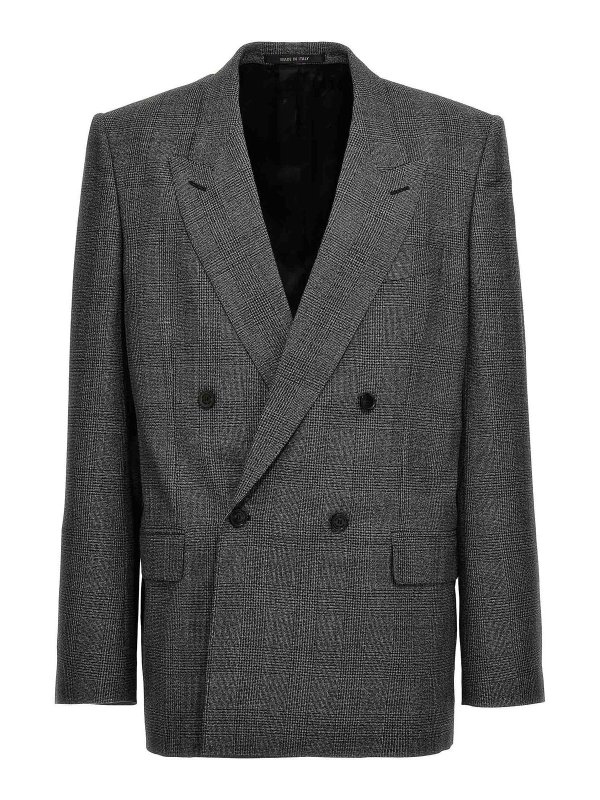 BALENCIAGA: Blazer - Blazer - Grau