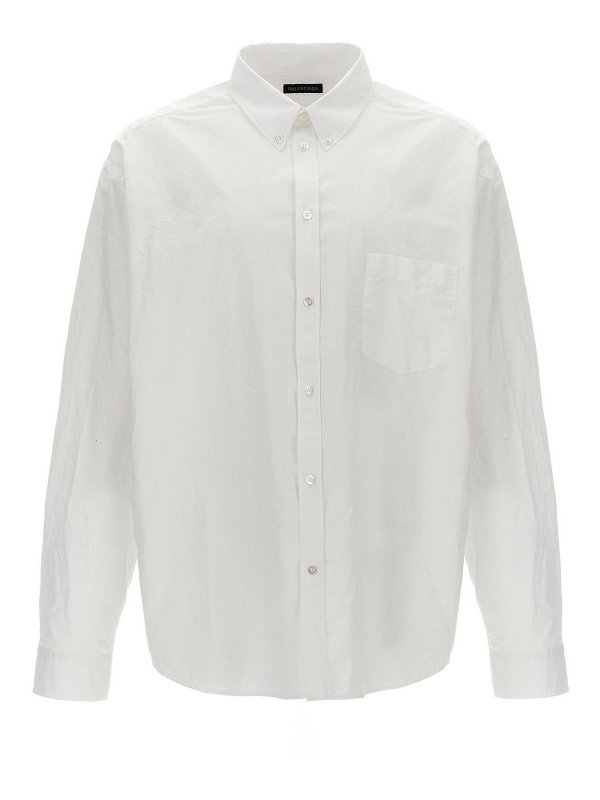 BALENCIAGA: シャツ - シャツ - 白
