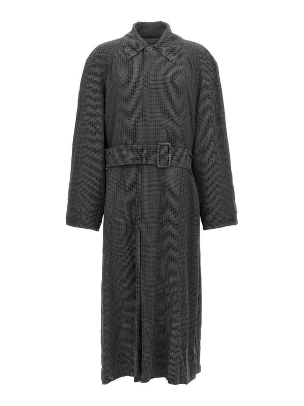 BALENCIAGA: Kurze Mäntel - Kurzer Mantel - Grau