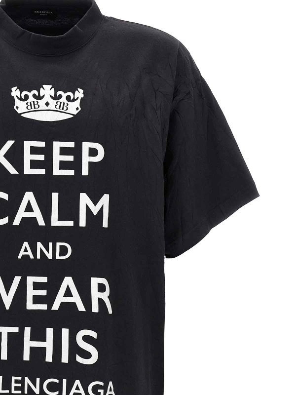 The Best Shops BALENCIAGA: T-shirts - T-Shirt - Weiß