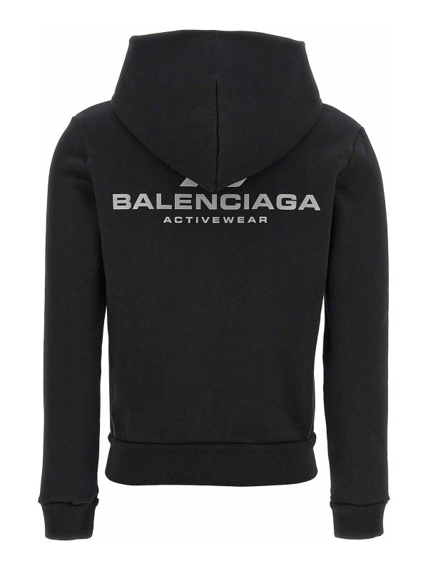 BALENCIAGA: Sweatshirts & Sweaters online - Logo Print Hoodie
