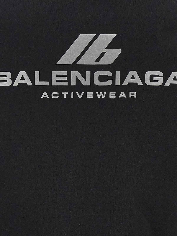 Logo Print Hoodie shop online: BALENCIAGA