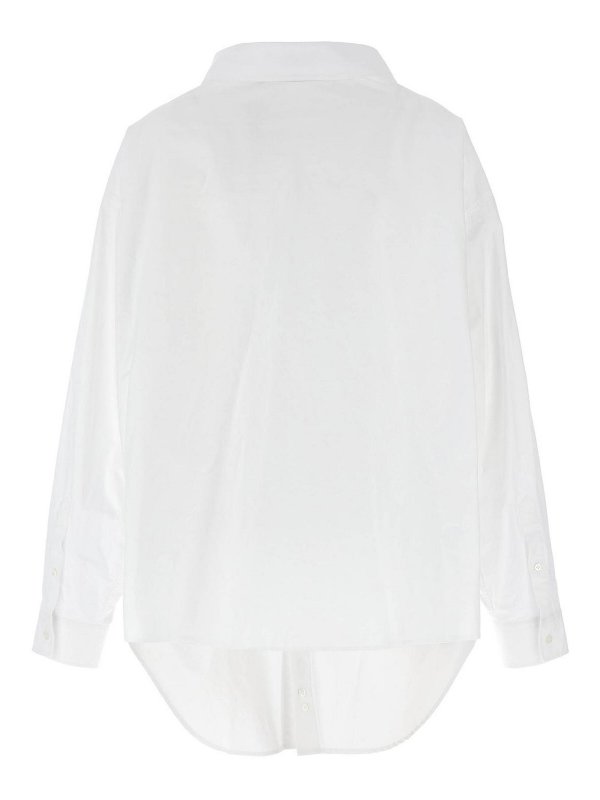 BALENCIAGA: shirts online - Off-Shoulder Shirt