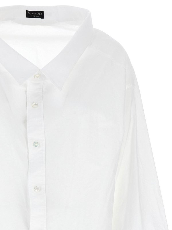 The Best Shops BALENCIAGA: shirts - Off-Shoulder Shirt
