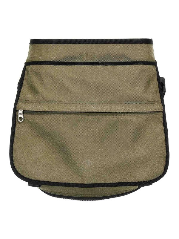 BALENCIAGA: ミニスカート - 膝丈/ミディスカート - 緑