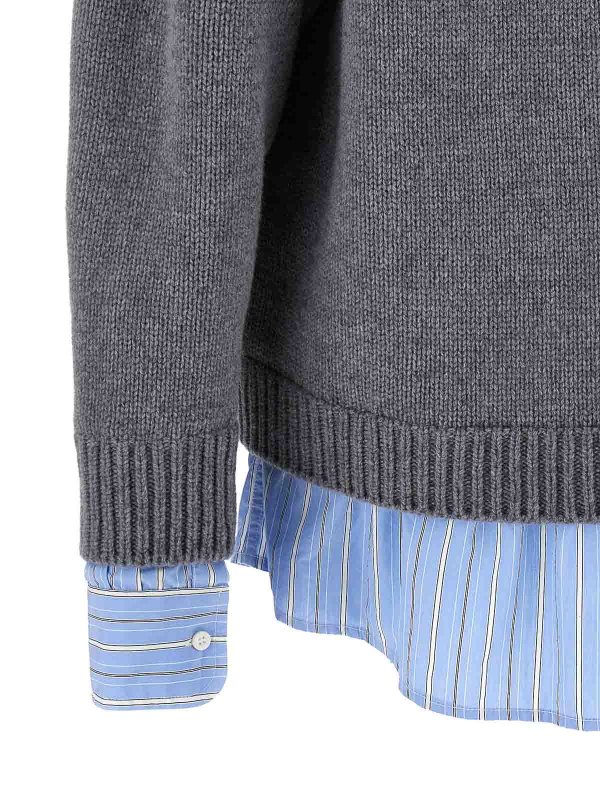 シャツ - グレー shop online: BALENCIAGA