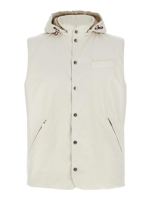 BRUNELLO CUCINELLI: ベスト - ベスト - 白