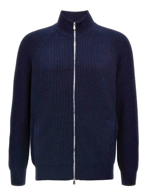 BRUNELLO CUCINELLI: cardigans - Zip Cardigan