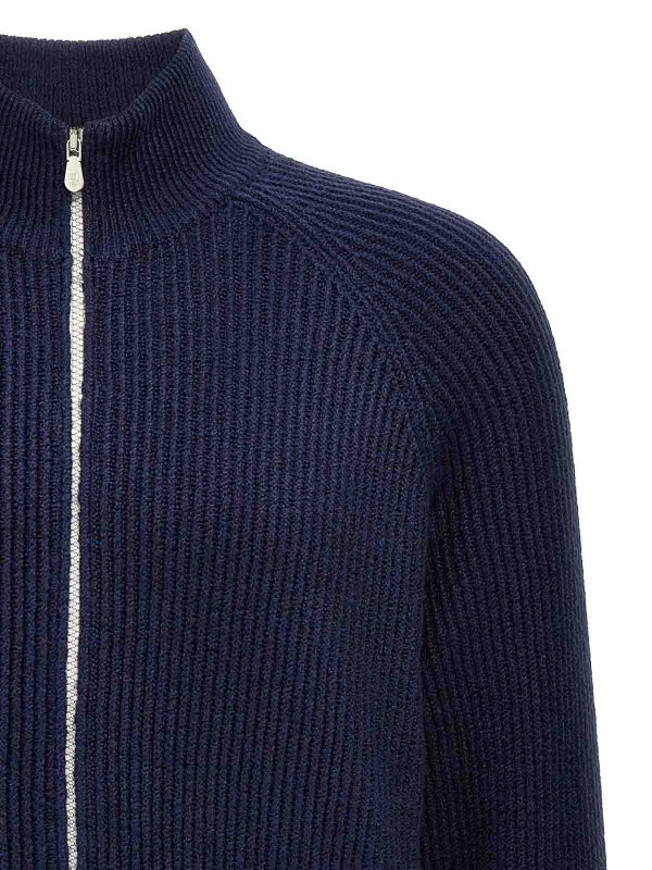 The Best Shops BRUNELLO CUCINELLI: cardigans - Zip Cardigan