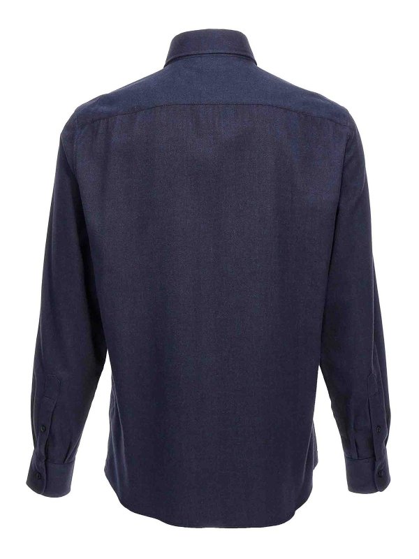 BRUNELLO CUCINELLI: シャツ online - シャツ - ブルー