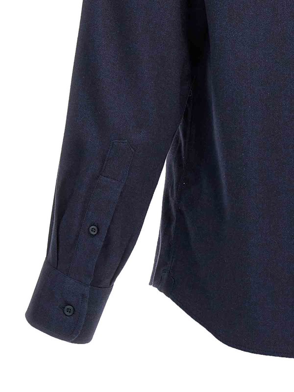 シャツ - ブルー shop online: BRUNELLO CUCINELLI