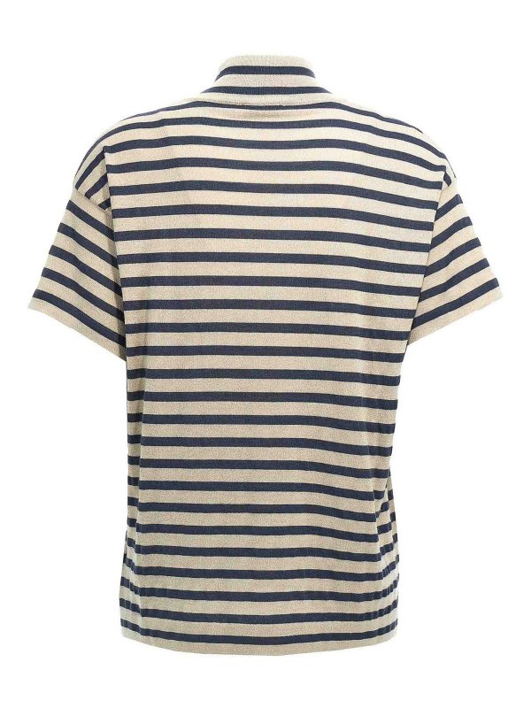 BRUNELLO CUCINELLI: cardigans online - Sparkling Stripe Sweater