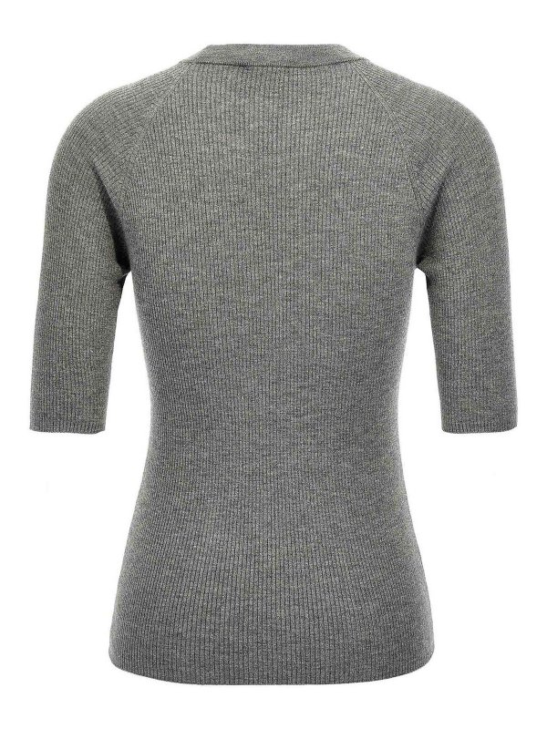 BRUNELLO CUCINELLI: crew necks online - Lurex Ribbed Sweater