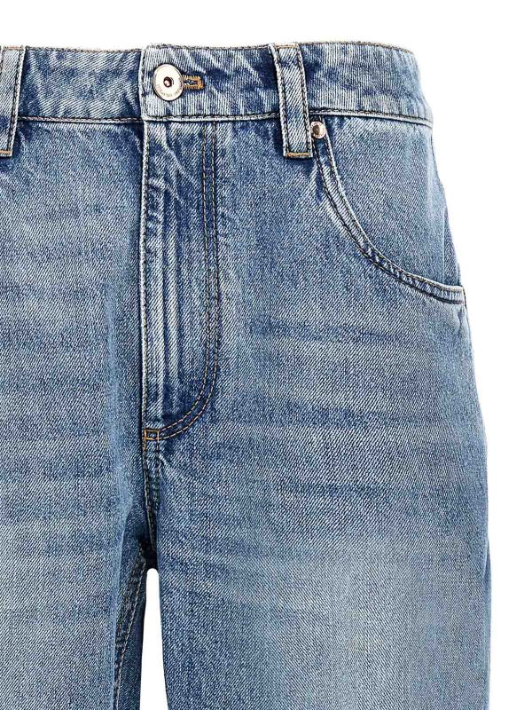 The Best Shops BRUNELLO CUCINELLI: Bootcut - Bootcut Jeans - Blau