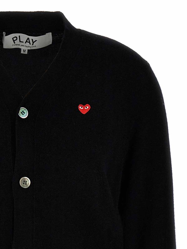 The Best Shops Comme des Garçons Play: cardigans - Wool Cardigan